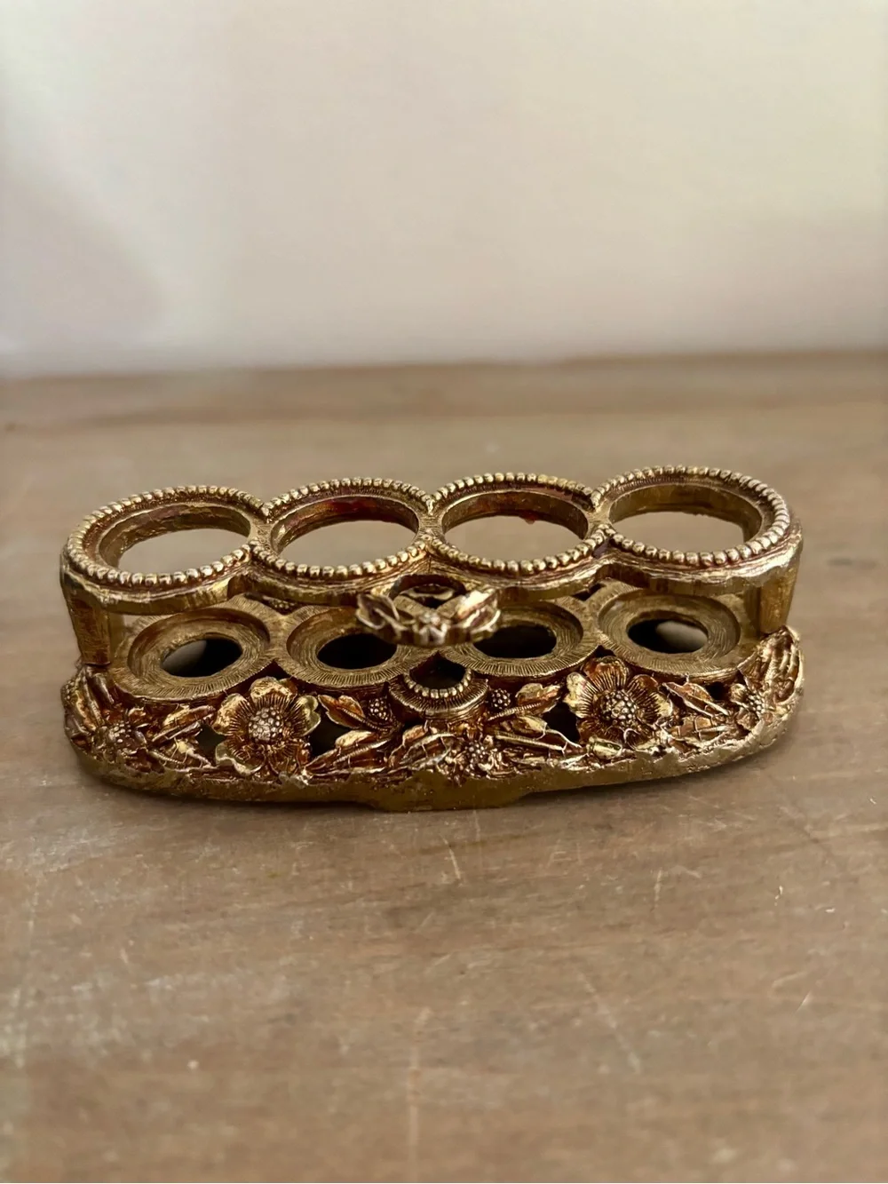 Vintage Matson Ormolu Brass Lipstick Holder 4.25 inches